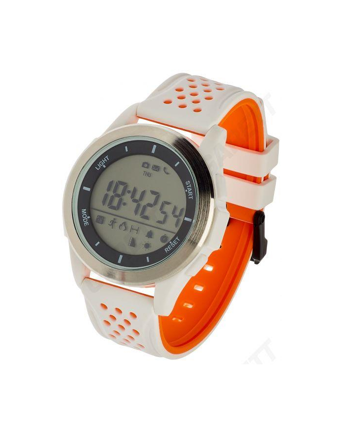 Smartwatch , Zegarek Sportowy Garett Sport 4 Biało - Pomarańczowy główny