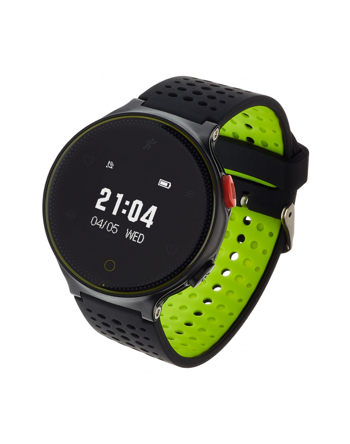 Smartwatch, Zegarek Sportowy Garett Sport 21 Czarno - Zielony główny