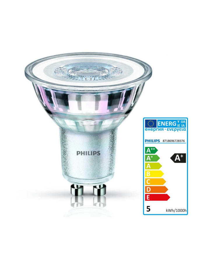 Philips CorePro LEDspot 4,6W GU10 - 36° 830 3000K warm white główny