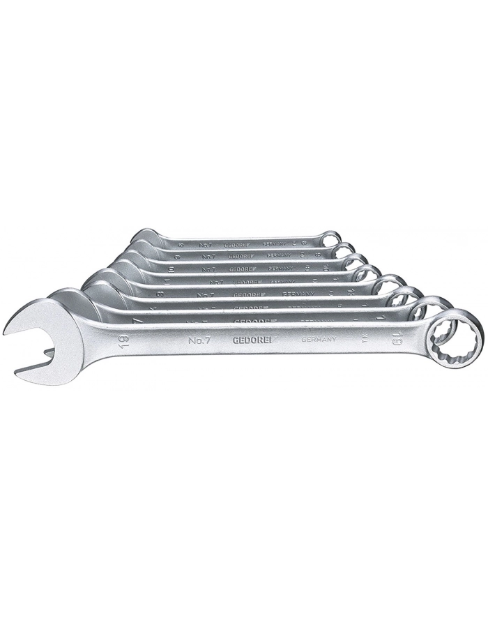 Gedore 7-080 ring-combination wrench set - 8-pieces - 6092850 główny