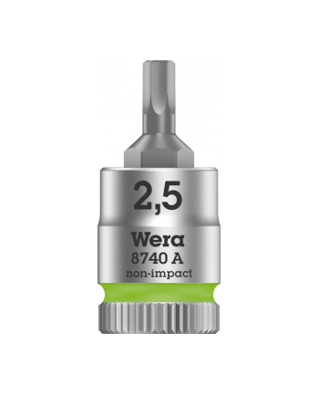 Wera 05003331001Wera 8740 A - 2,5mmx28 - Socket - 1404927