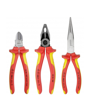 Knipex 00 20 12 Electro pliers set - 3-pieces