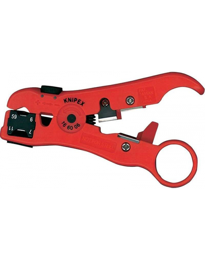 Knipex 16 60 06 cable stripper for coax główny