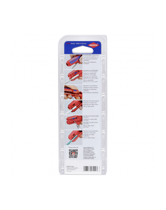 Knipex 16 95 01 ErgoStrip stripping tool główny