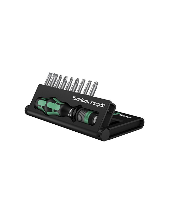 Wera Kraftform Compact 10 bit holder-screwdriver set 1/4'' - 10-pieces - 05056653001 główny