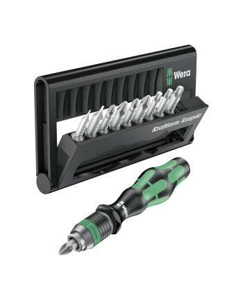 Wera Kraftform Compact 10 bit holder-screwdriver set 1/4'' - 10-pieces - 05056653001