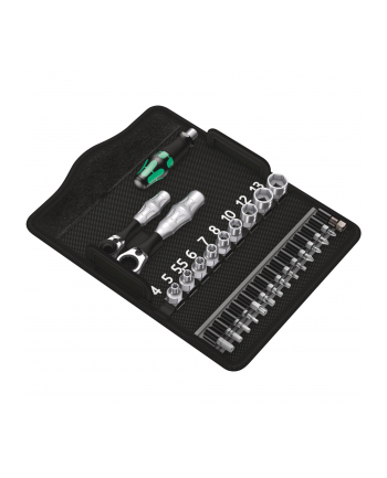 Wera Zyklop mini 2 bit set/wrench set 1/4'' - 38-pieces - 05135918001