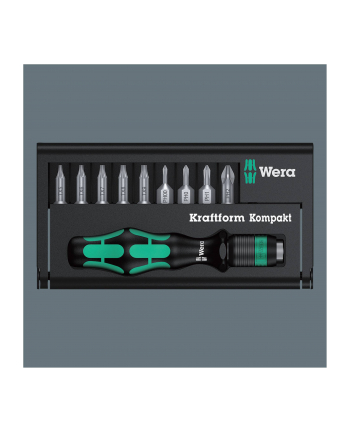 Wera Kraftform Compact 12 bit holder-screwdriver set 1/4'' - 10-pieces - 05135942001