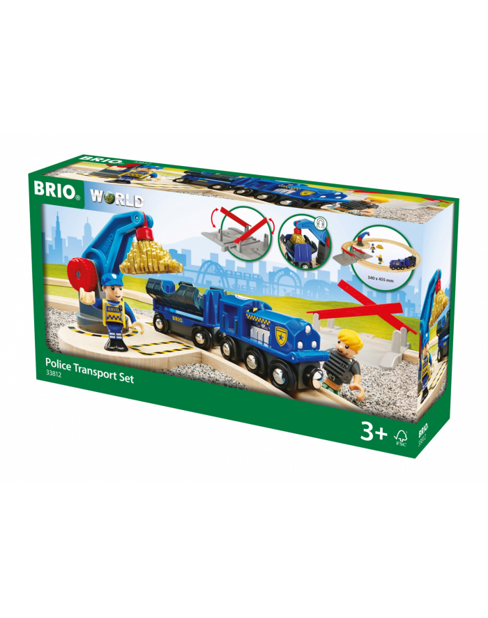 BRIO Polizei Goldtransport-Set - 33812 główny