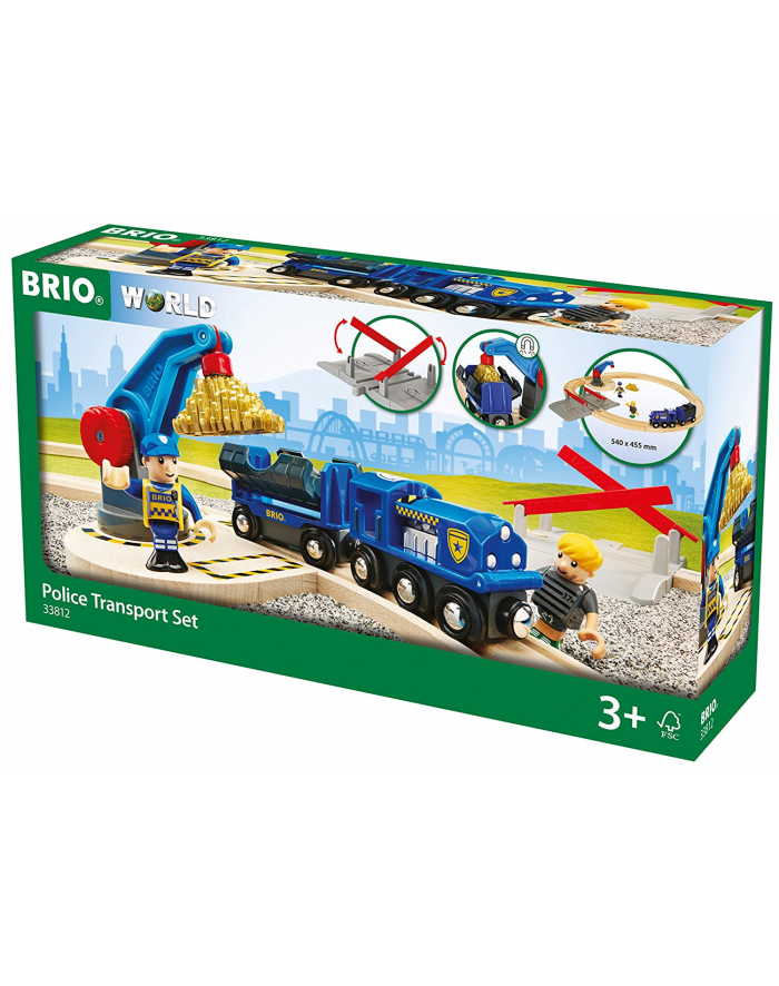 BRIO Polizei Goldtransport-Set - 33812 główny