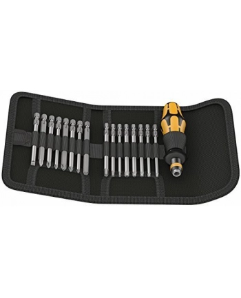 Wera Kraftform Compact 60 ESD bit holder-screwdriver set 1/4'' - 17-pieces - 05051043001