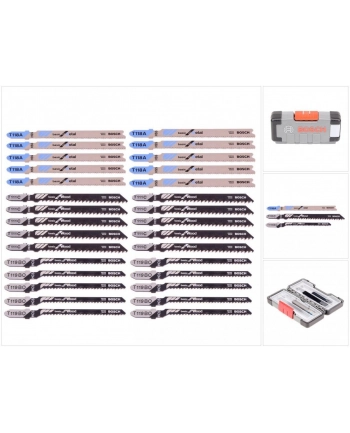 Bosch wood metal jigsaw blade set - 30-pieces - 2607010903