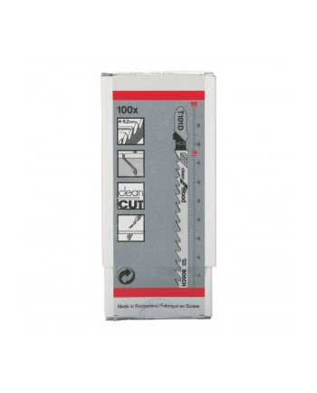Bosch HCS jigsaw blade Clean for Wood T101D - 100-pack - 2608637877