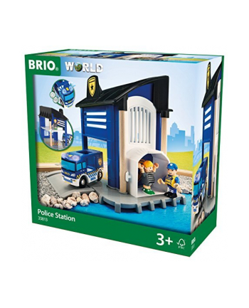 BRIO Polizeistation mit Einsatzfahrzeug - 33813