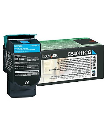 Toner Optra C540 Cyan 2k C540H1CG