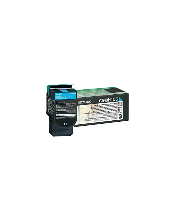 Toner Optra C540 Cyan 2k C540H1CG główny