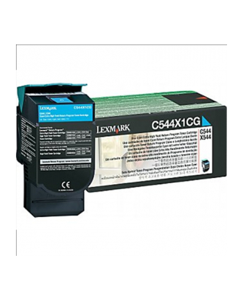 Toner Optra C54x/X54x Cyan 4k C544X1CG