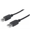 Manhattan Kabel USB 2.0 A-B M/M 1,8m czarny - nr 15