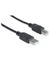 Manhattan Kabel USB 2.0 A-B M/M 1,8m czarny - nr 6