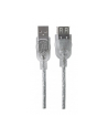 Manhattan Kabel USB 2.0 A-A M/F 3m srebrny - nr 7