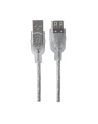 Manhattan Kabel USB 2.0 A-A M/F 3m srebrny - nr 8