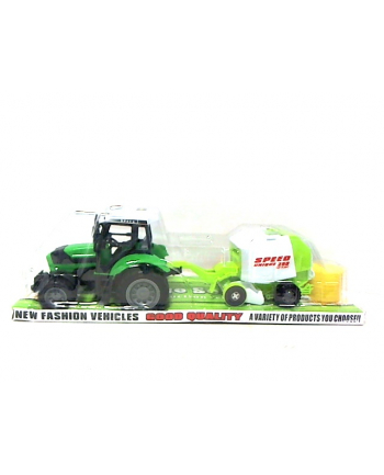 maksik Traktor z prasą do balotów 666-114B CAR6811