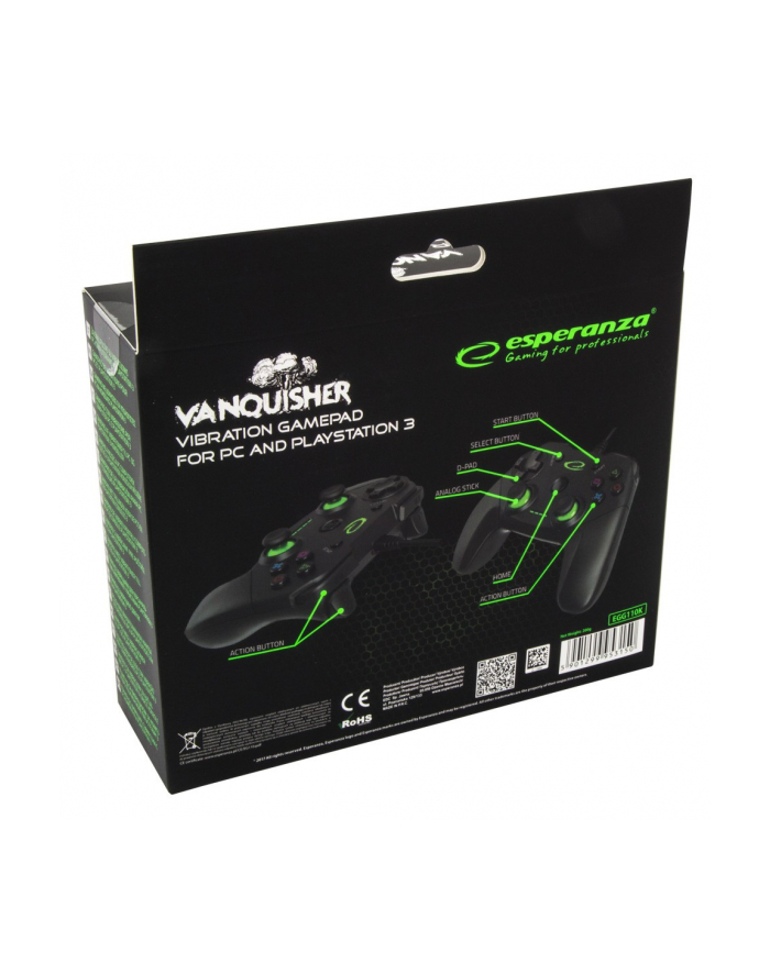 esperanza GAMEPAD PC/PS 3 USB VANQUISHER główny