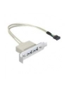 Delock gniazdo na śledziu USB 2.0 x2  Low Profile - nr 7