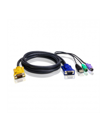 ATEN KVM Cable 3in1 SPHD (HDB15-SVGA, USB, PS/2, PS/2) - 3m