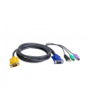 ATEN KVM Cable 3in1 SPHD (HDB15-SVGA, USB, PS/2, PS/2) - 3m - nr 15