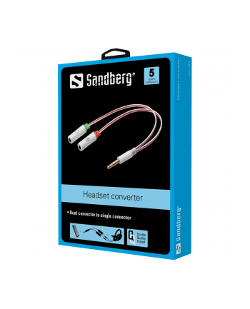 Sandberg adapter Headset converter do Apple