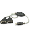 MANHATTAN  Konwerter USB na port szeregowy 2 x RS232 - nr 34