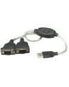 MANHATTAN  Konwerter USB na port szeregowy 2 x RS232 - nr 35