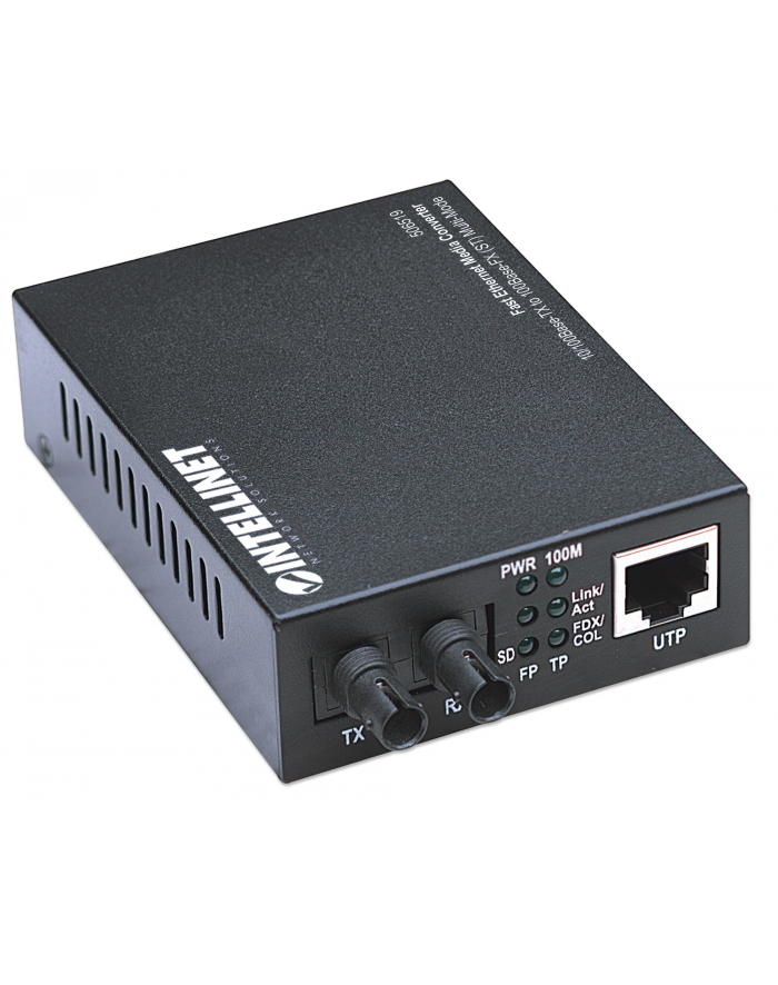 intellinet network solutions Intellinet Media konwerter Ethernet 10/100Base-TX RJ45/100Base-FX ST wielomodowy główny