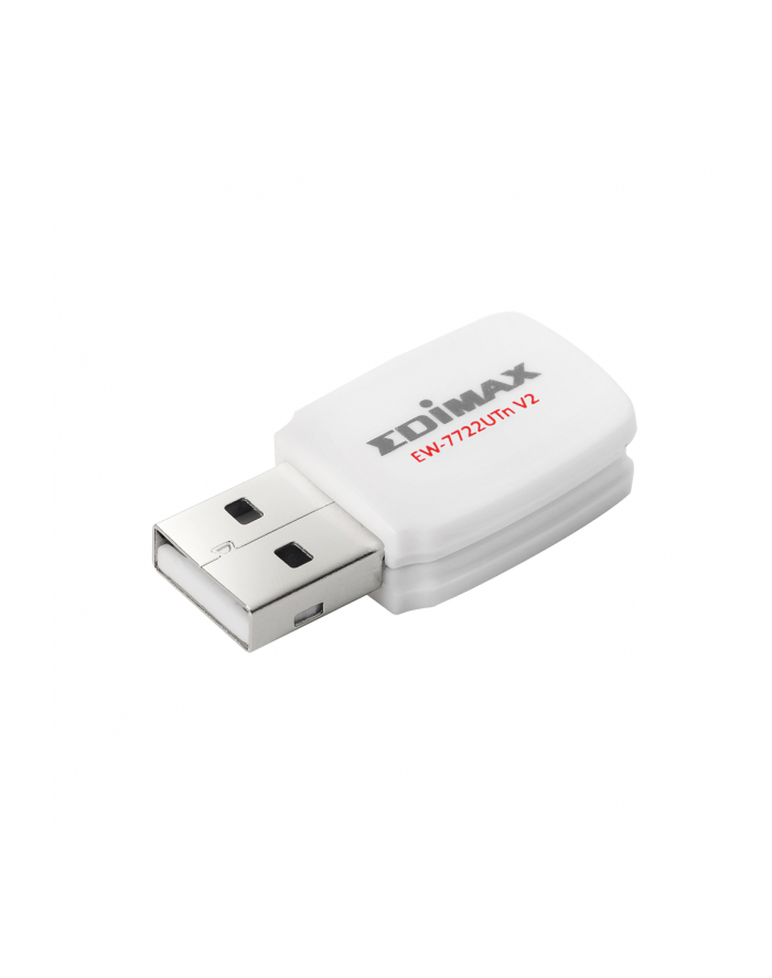 edimax technology Edimax Wireless 802.11b/g/n 300Mbps USB 2.0 mini-size adapter, WPS button, 2T2R główny