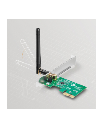 TP-Link TL-WN781ND karta sieciowa PCIe Wireless 150Mbps, 1T1R, 802.11n/g/b
