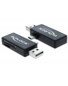 Delock Czytnik kart Micro USB OTG + męskie złącze USB A - nr 3