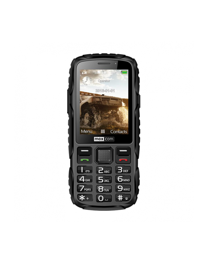 MaxCom MM920 Strong, Telefon komórkowy GSM, IP67, Czarny główny