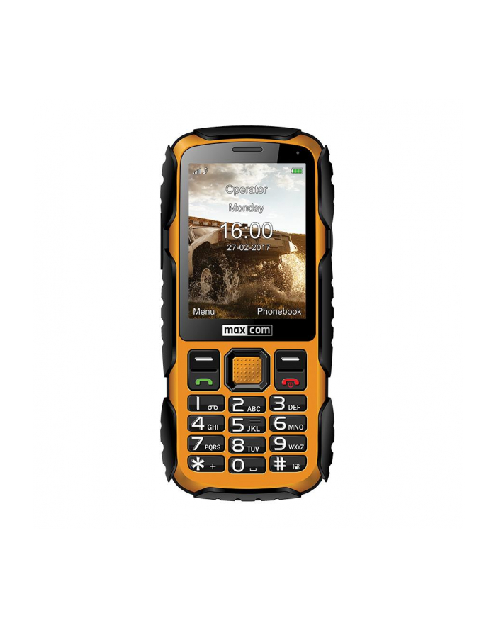 MaxCom MM920 Strong, Telefon komórkowy GSM, IP67, czarno-żółty główny