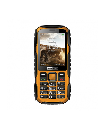 MaxCom MM920 Strong, Telefon komórkowy GSM, IP67, czarno-żółty