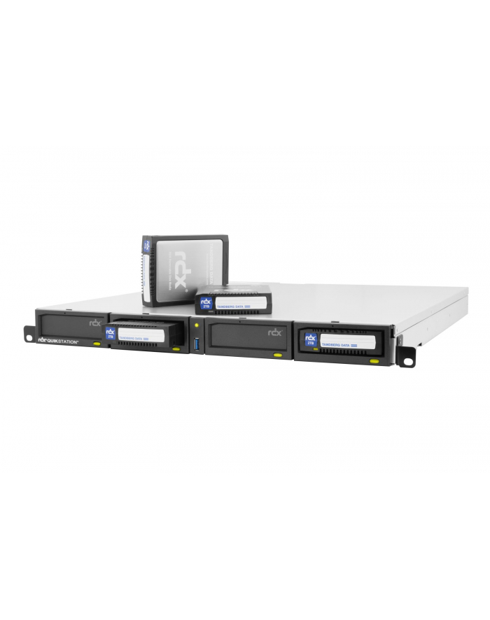 tandberg data RDX QuikStation 4, 4-dock, 1GbE-attached Removable Disk Array, 1U Rackmount główny