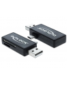 Delock Czytnik kart Micro USB OTG + męskie złącze USB A - nr 7