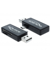 Delock Czytnik kart Micro USB OTG + męskie złącze USB A - nr 13
