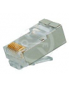 Solarix modular wtyk 8p8c CAT6 ułożone FTP linka (100szt.) - nr 1