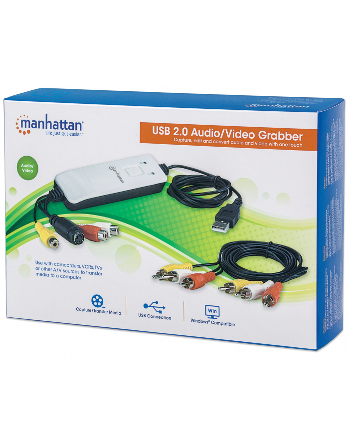 Manhattan AV grabber Hi-Speed USB 2.0, NTSC / PAL / SECAM główny
