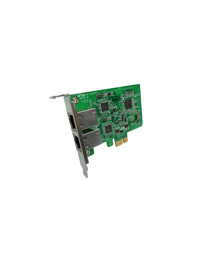 qnap Dual-port 1 GbE network expansion card for tower model, desktop bracket główny