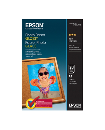 epson Photo Paper Glossy | 200g | A4 | 20ark