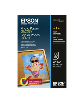 Papier Epson Photo Glossy [ 200g | 10x15cm | 100 sheets ]