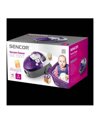 Odkurzacz SENCOR - SVC 512 VT-EUE2