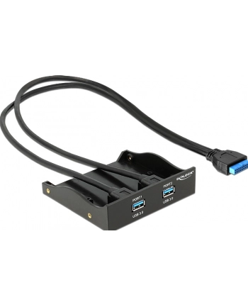 Delock frontpanel USB 3.0 x2 do zatoki 3,5/5,25'' PIN header